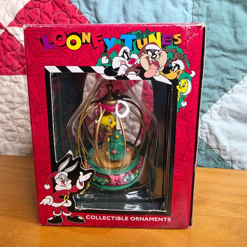 Looney Tunes Tweety Bird Birdcage Christmas Ornament Matrix 1996 Vintage
